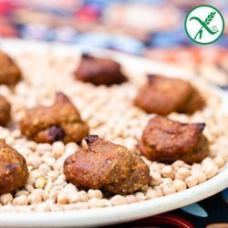 Bezglutenowe i wegańskie ciastka z ciecierzycy  140g