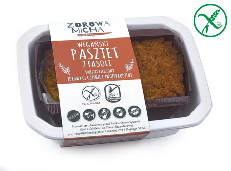 Bezglutenowy i wegański pasztet z fasoli 200g