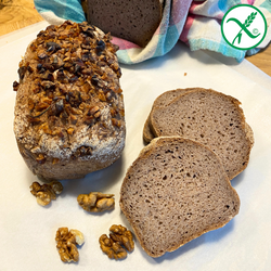 Bezglutenowy chleb domowy Z ORZECHAMI 380g