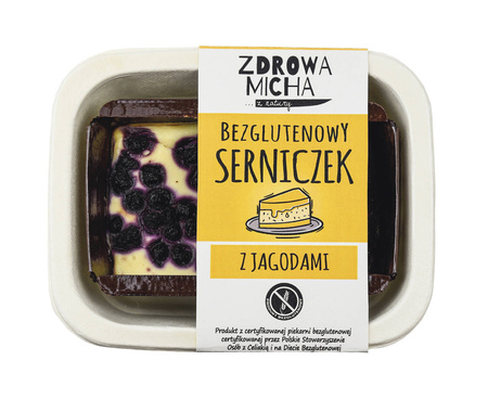 Bezglutenowy serniczek z jagodami 210g