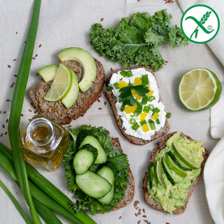 Bezglutenowy chleb 600g z ZIARNAMI