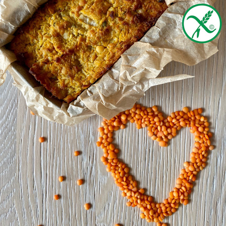 Bezglutenowy i wegański pasztet z soczewicy 200g (a)