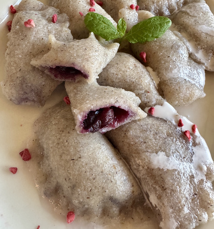 Bezglutenowe pierogi z jagodami 200g