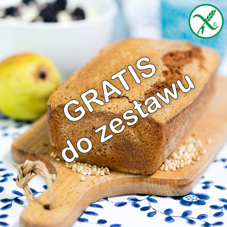 GRATIS Bezglutenowy chleb CZYSTY 600G