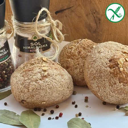 Bezglutenowa bułka śniadaniowa 3szt x100g