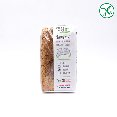 Bezglutenowy chleb 600g z ZIOŁAMI